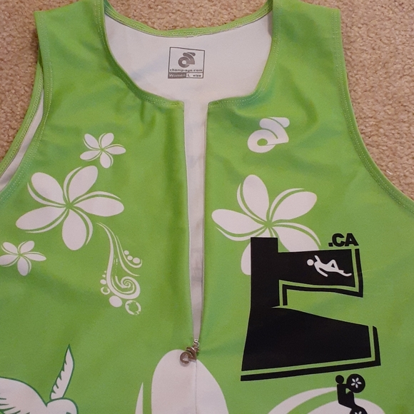 Women's Sleeveless Cycling/Triathlon Jersey, L - Picture 4 of 4